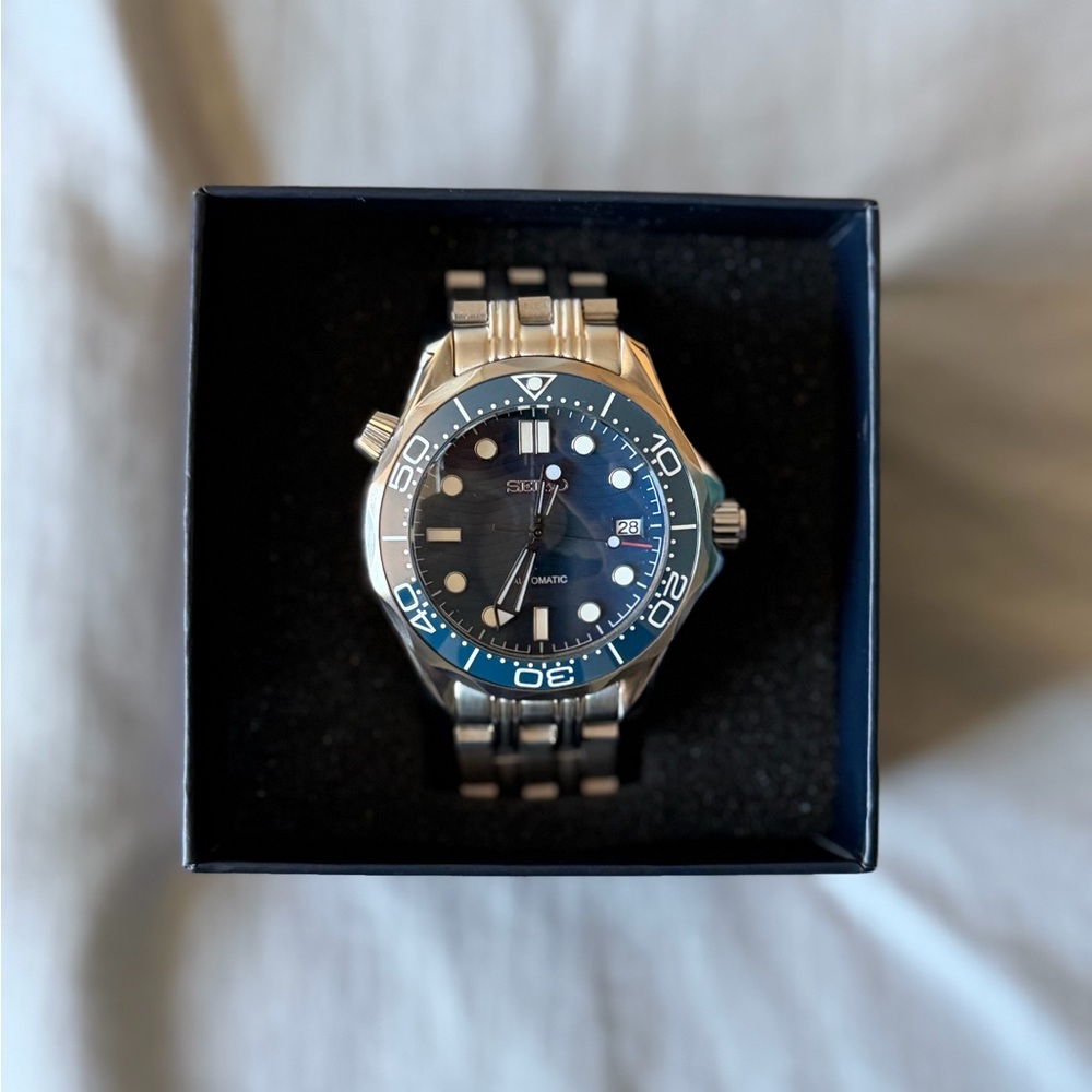 Seiko Mod: Seamaster Blue - Picture 5 of 14